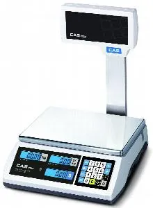 Весы торговые Cas ER-JR-15CBU (15кг,5г) электронные – купить в Нижнем Новгороде по цене завода
