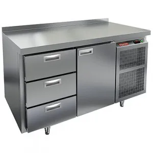 Стол охлаждаемый Hicold SN 31/TN (-2+10), 1 дверь, 3 ящ, 1390х600х850мм – купить в Нижнем Новгороде по цене завода