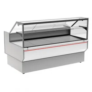 Витрина холодильная Полюс GC95 SV 1,2-1 (ВХСр-1,2 Carboma GC95) (0011-9003 боковины серые, декор бел – купить в Нижнем Новгороде по цене завода