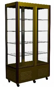 Витрина кондитерский Полюс D4 Vm 800-1 коричнево-золотой холодильный (R800C люкс Carboma) – купить в Нижнем Новгороде по цене завода