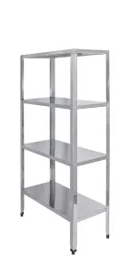 Стеллаж кухонный Luxstahl СР-1800х600х300/4 нерж – купить в Нижнем Новгороде по цене завода