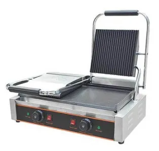 Гриль пресс Kocateq GH813CNW двухсекционный с верхн. ребристыми и нижн.плоской пластиной – купить в Нижнем Новгороде по цене завода