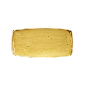 Блюдо сервировочное 29,5Х15СМ, без борта, Stonecast, цвет Mustard Seed Yellow Smssop111 – купить в Нижнем Новгороде по цене завода