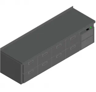 Стол с охлаждающим шкафом Hicold Gn2222/Tn Lt Sh – купить в Нижнем Новгороде по цене завода