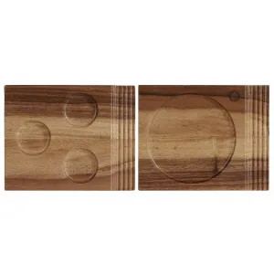 Блюдо деревянное 17,7Х14,2СМ, двухстороннее, Buffet Wood Zcawdbh11 – купить в Нижнем Новгороде по цене завода