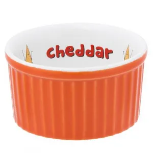 Рамекин 100МЛ D8См H4См Oxford, цвет оранжевый с декором "Cheddar" C12M-3B9P – купить в Нижнем Новгороде по цене завода