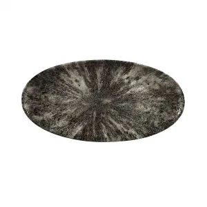 Блюдо овальное Chefs 34,7Х17,3СМ, без борта, цвет Stone Quartz Black, Studio Prints Stqbov351 – купить в Нижнем Новгороде по цене завода
