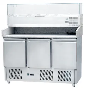Стол для пиццы Koreco S903PZ (+5/+10) гранит.столеш., 3дв, GN1/1 – купить в Нижнем Новгороде по цене завода