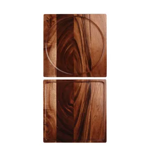 Блюдо деревянное 30Х30СМ, двухстороннее, Buffet Wood Zcawpb111 – купить в Нижнем Новгороде по цене завода