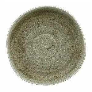 Тарелка мелкая "ВОЛНА" 21СМ, без борта, Stonecast Patina, цвет Burnished Green Pabgog81 – купить в Нижнем Новгороде по цене завода