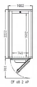 Камера расстоечная Pavailler Cf 68 2 Ap 60X80 1дверь/2тележки – купить в Нижнем Новгороде по цене завода