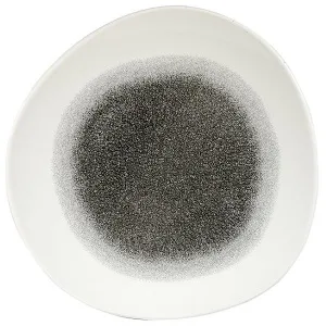 Тарелка мелкая "ВОЛНА" 28,6СМ, без борта, цвет Raku Quartz Black, Studio Prints Rkbqog111 – купить в Нижнем Новгороде по цене завода