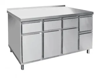 Стол для кофемашины Abat СКМ-7-2, арт.21000801143 с бортом, с ящиками 3 выдв+3 откидных – купить в Нижнем Новгороде по цене завода
