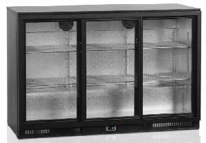 Шкаф холодильный со стеклом Tefcold Ba30S-3 барный черный – купить в Нижнем Новгороде по цене завода
