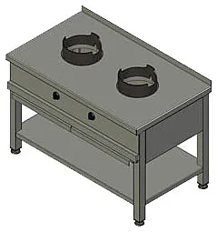Плита газовая Вулкан-Heidebrenner Ksw02 Wok арт.8785 – купить в Нижнем Новгороде по цене завода
