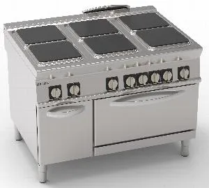 Плита 6 конфорочная 900 серии Tecnoinox Pf12E9 316039 – купить в Нижнем Новгороде по цене завода