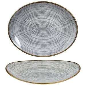 Блюдо овальное 27Х22,9СМ, без борта, цвет Stone Grey, Studio Prints Spsgop581 – купить в Нижнем Новгороде по цене завода