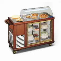 Купить тележка сервировочная холодильная tecfrigo carrellino 250 тем.орех – цена от завода, доставка до двери | RuOborudovanie.ru