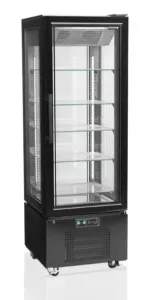 Витрина морозильная Tefcold UPD400-F Black (черный) со стеклом 364л 1кВт (-22...-18С) – купить в Нижнем Новгороде по цене завода