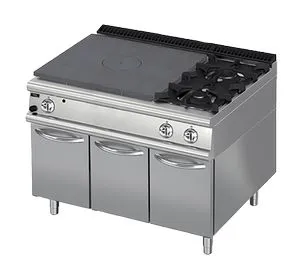 Плита газовая Apach Chef Line Lrstg129R2Dxcs со сплошной поверхностью 900 серии – купить в Нижнем Новгороде по цене завода