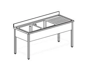 Ванна моечная Apach Chef Line L2S187-65Rw – купить в Нижнем Новгороде по цене завода