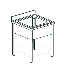 Ванна моечная Apach Chef Line Ls66-44 – купить по цене завода