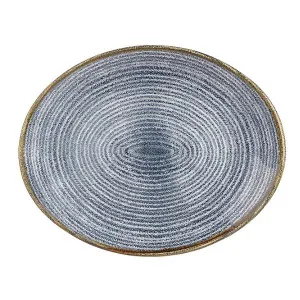 Блюдо овальное 31,7Х25,5СМ, без борта, цвет Slate Blue, Studio Prints Spsbop121 – купить в Нижнем Новгороде по цене завода