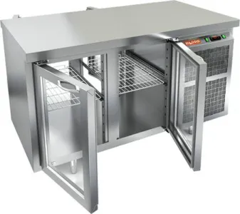 Стол с охлаждающим шкафом Шкафом со стеклом Двер.Hicold Sng T 11/Ht – купить в Нижнем Новгороде по цене завода