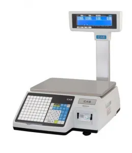 Весы торговые Cas CL3000-15P (TCP-IP) +Модуль Wi-Fi со стойкой, этик.120мм – купить в Нижнем Новгороде по цене завода