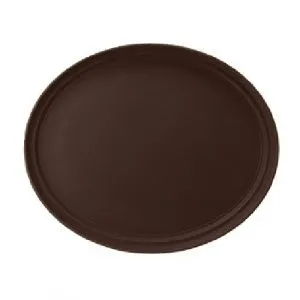 Поднос 56Х68,5см серия Jiwins Jw-R2700Ct-Br, коричневый, прорезиненный овальный – купить в Нижнем Новгороде по цене завода
