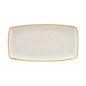 Блюдо сервировочное 35Х18,5СМ, без борта, Stonecast, цвет Barley White Swhsop141 – купить в Нижнем Новгороде по цене завода