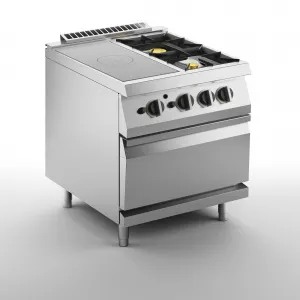 Плита газовая 700 серии Apach Chef Line Slrstg87R2Dxfg со сплошной поверхностью – купить в Нижнем Новгороде по цене завода