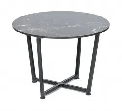 Журнальный стол Майами из HPL круглый 50, Черный мрамор – купить в Нижнем Новгороде с доставкой Купить журнальный стол майами из hpl круглый 50, черный мрамор в Нижнем Новгороде – цена завода, доставка до двери | RuOborudovanie.ru