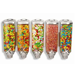 Диспенсер Rosseto Ez-Pro для сыпучих продуктов, пять емкостей по 3,8л, 66Х19,7СМ H38,1См, сталь/акри – купить в Нижнем Новгороде по цене завода