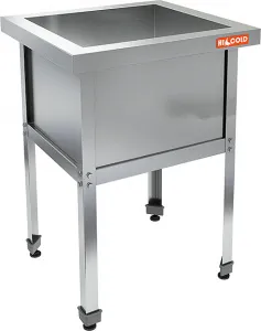 Ванна моечная HiCold Н1ВМ-7/7 Ц 1 секц. (580х580х350) сварная оцин.угол – купить в Нижнем Новгороде по цене завода