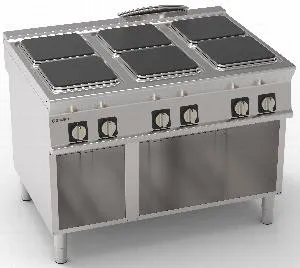Плита 6 конфорочная 900 серии Tecnoinox Pc12Fe9 316013 – купить в Нижнем Новгороде по цене завода