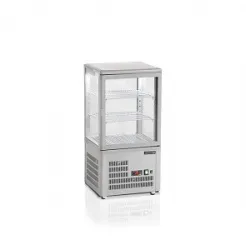 Купить витрина холодильная tefcold upd60 grey (серый) со стеклом 58л 0,16квт (+2...+12с) – цена от завода, доставка до двери | RuOborudovanie.ru