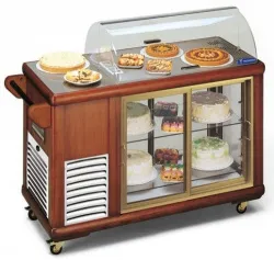 Купить тележка серв.охл. tecfrigo carrellino 250 темн.орех – цена от завода, доставка до двери | RuOborudovanie.ru
