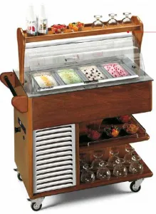 Тележка сервировочнаяморозильный Tecfrigo Carrellino Gelato темн.Ор. – купить в Нижнем Новгороде по цене завода