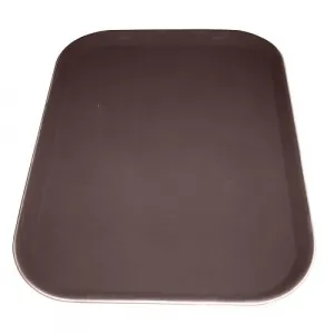 Поднос 27Х35см серия Jiwins Jw-R1014Ct-Br, коричневый, прорезиненный прямоугольный – купить в Нижнем Новгороде по цене завода
