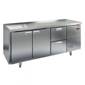 Стол охлаждаемый Hicold BN 112/TN О (-2+10), островн., 2 двери, 2 ящ, 1835х500х850 – купить в Нижнем Новгороде по цене завода