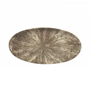 Блюдо овальное Chefs 29,9Х15СМ, без борта, цвет Stone Zircon Brown, Studio Prints Stzbov301 – купить в Нижнем Новгороде по цене завода