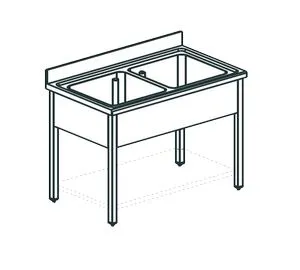 Ванна моечная Apach Chef Line L2S106-44 – купить в Нижнем Новгороде по цене завода