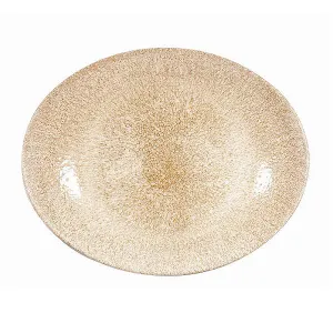 Блюдо овальное 31,7Х25,5СМ, без борта, цвет Raku Garnet Orange, Studio Prints Rkgoop121 – купить в Нижнем Новгороде по цене завода