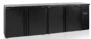 Шкаф холодильный с глухой дверью Tefcold Cbc410 барный черный – купить в Нижнем Новгороде по цене завода