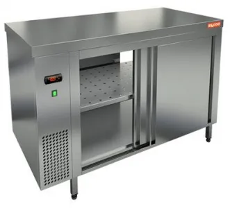 Стол-купе тепловой Hicold TS T 13 GN O (1300x700x850) сквозной островной – купить в Нижнем Новгороде по цене завода