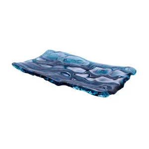 Блюдо презентационное стеклянное МОРЕ голубое 28Х15СМ, Mar-Blue Xglas-2815B – купить в Нижнем Новгороде по цене завода