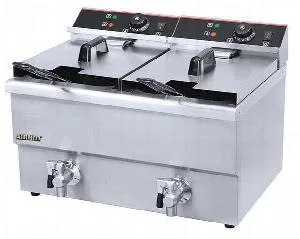 Фритюрница Airhot EF8T+8T с краном на 16л, 6.5кВт, настольн. электр. – купить в Нижнем Новгороде по цене завода
