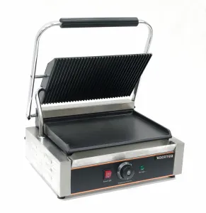 Гриль пресс Kocateq GH811ECNW, 1 секц. с верх. ребристой и ниж. плоской пластиной – купить в Нижнем Новгороде по цене завода