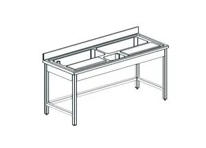Стол разделочный для рыбы Apach Chef Line Ltpf187S2 – купить в Нижнем Новгороде по цене завода